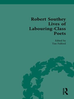 cover image of Robert Southey Lives of Labouring-Class Poets